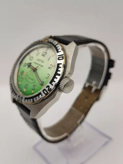 Vostok Amphibia Komandirskie CEAS Sovietic USSR 39mm Cadran Verde