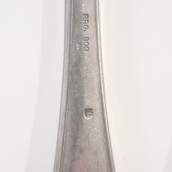 Set tacâmuri vintage din argint – model Art Nouveau