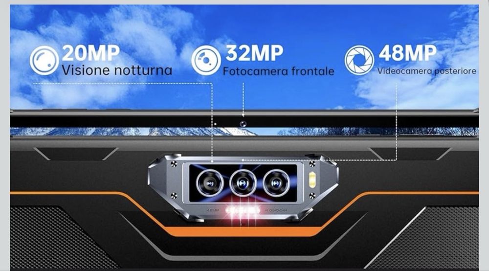 Tableta gaming rugged Oukitel RT8 2025 SIM 4G - sigilata