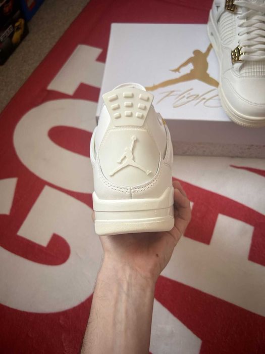 #LIVRARE 4.99 RON# Air Jordan 4 Metalic Gold Premium Orice Masura