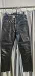Pantaloni moto piele talie 45 cm