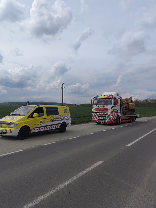 Tractări auto, tractări utilaje, platforma auto, asistenta rutiera