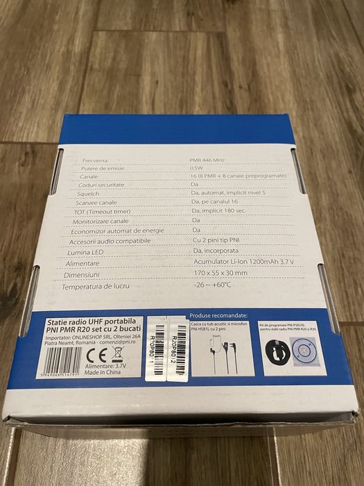 Set 2 statii PNI PMR R20
