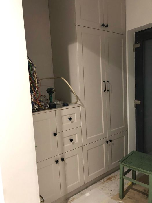 Mobilier hol gri MDF infoliat