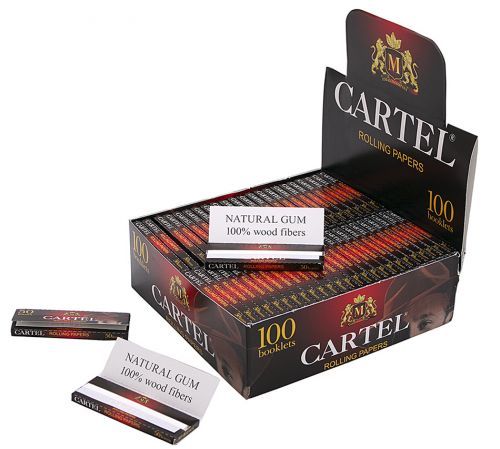 Foite pentru rulat tigari tutun Cartel Red