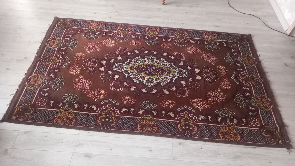 Шерстяной ковёр,б/у