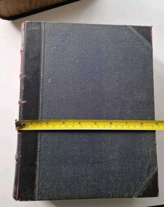 Antique   Pictorial Family Bible Biblia  (2 volume), 1852 , engleza
