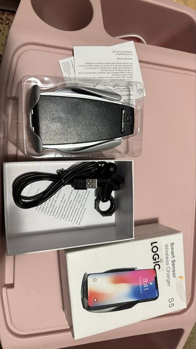 Suport Incarcator Telefon Auto Wireless Smart Sensor S5