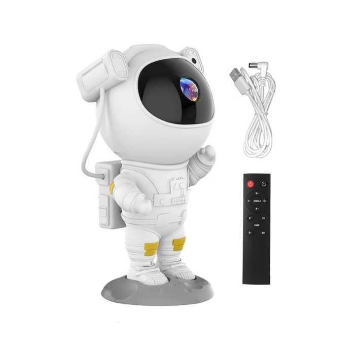 Lampa de Veghe, Proiector de Stele pentru Copiii Model Astronaut