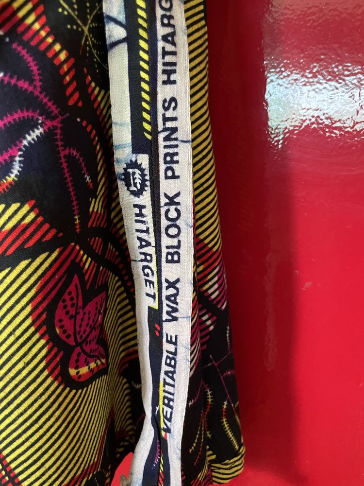 2бр пъстри африкански бохо топ блузи wax print L