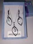 Set din argint 925 cu zirconiu