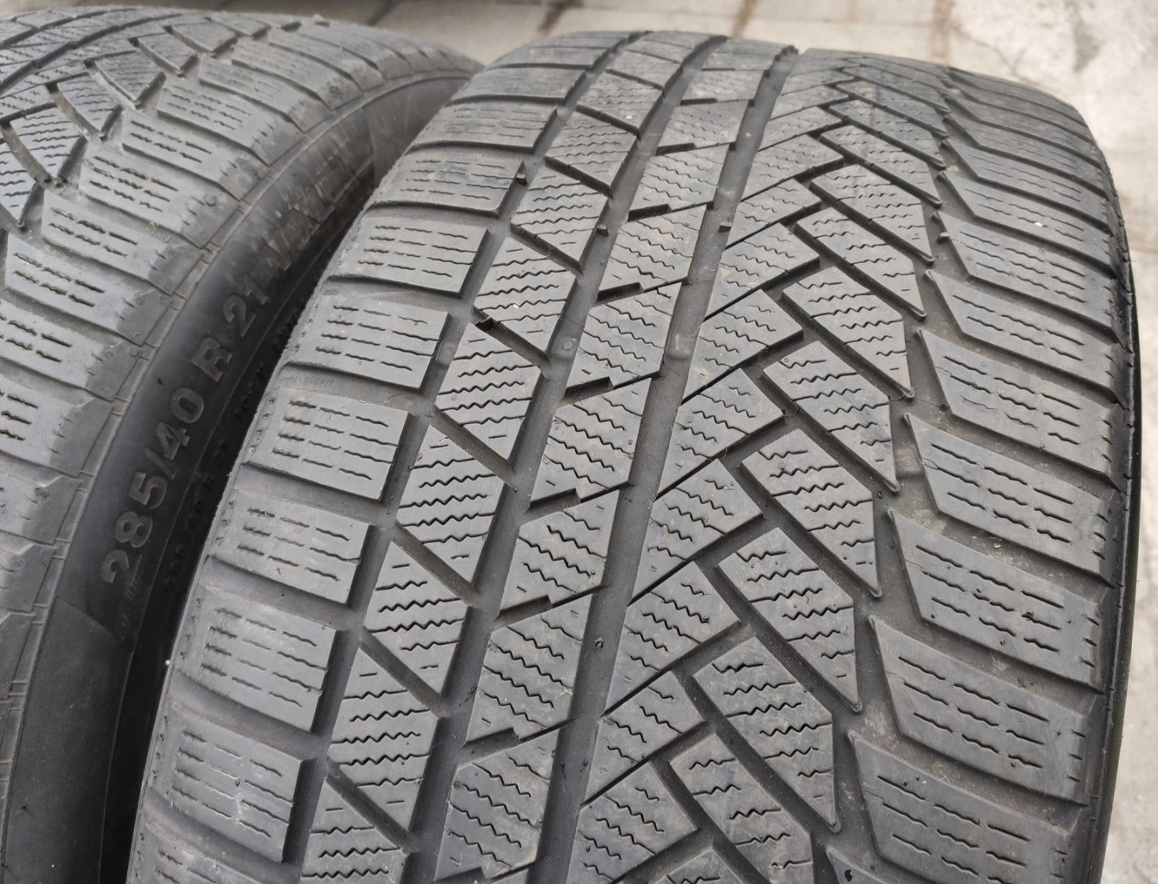 Continental TS850 зимни, перфектни 285 40 21,  DOT4620, 5.7 мм грайфер