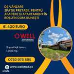 De vânzare spațiu pretabil pentru afacere  în com. Bunești