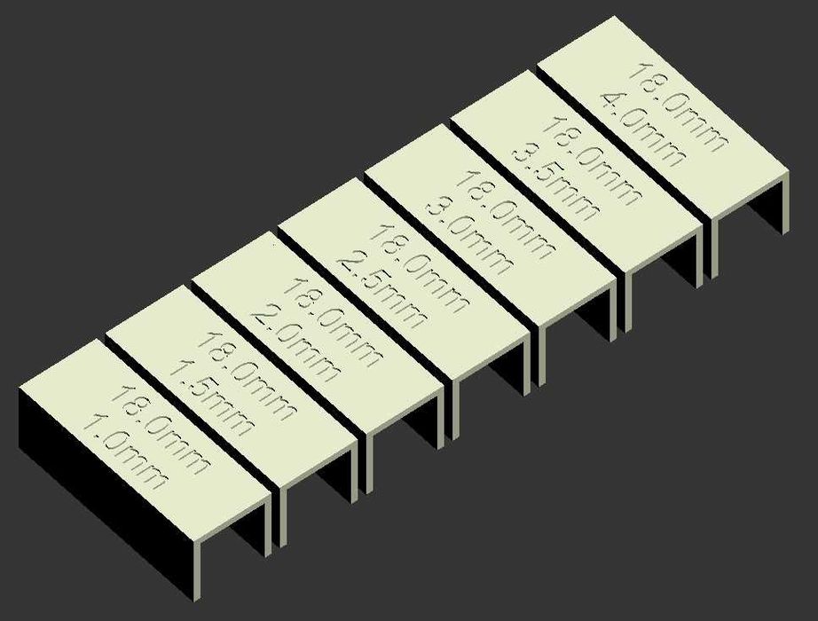 Дистанционери за монтаж и нивелиране на шкафчета – шаблони