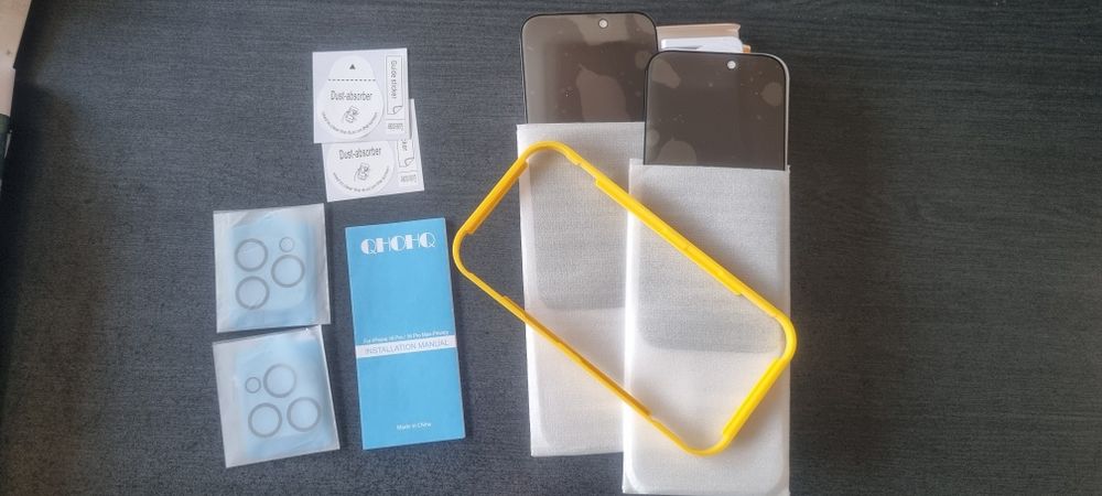 Folie display si camere  iPhone 16 Pro si iPhone 16 Pro Max