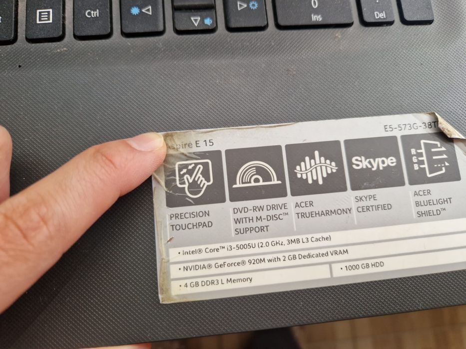 Продам ноутбук Acer Aspire E 15