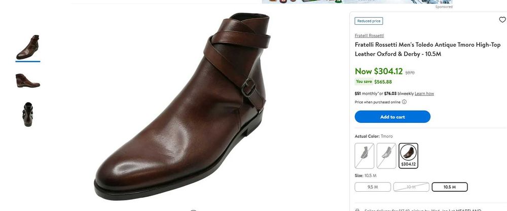 Ghete jodhpur de lux 41 41.5 Fratelli Rossetti lucrate manula piele