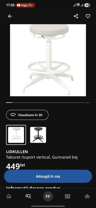 Scaun ikea lidkullen
