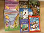 Set carti copii 5-7 ani fise, poezii, povesti, invatatea ceasului
