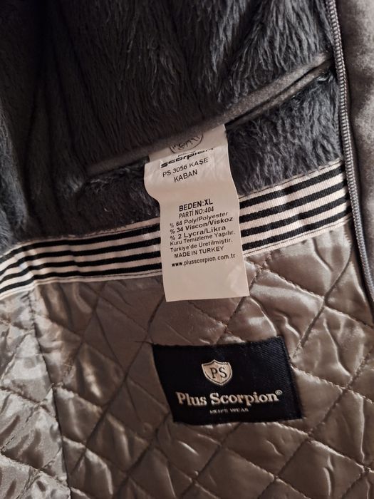 Palton de barbati gri marimea L