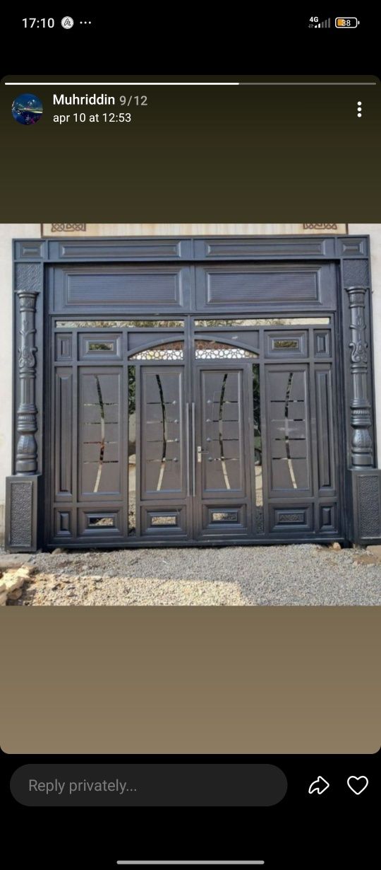 Sifatli darvoza va eshiklar tayyorlash