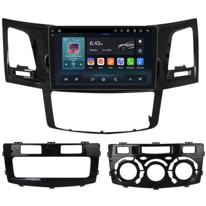 Navigatie Dedicata Toyota Hilux VII (2004-2015) 9Inch, BT, Carplay