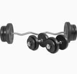 Pachet bara z set gantere Reglabile noi discuri 70 kg: bara z+ piulite