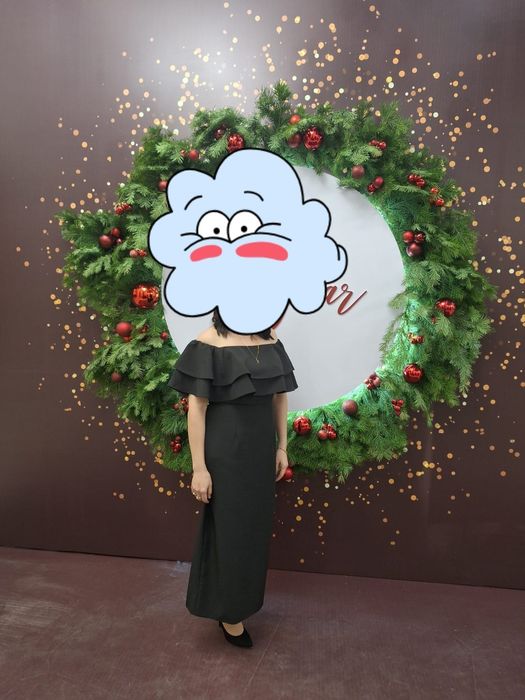 Платье вечернее чёрное