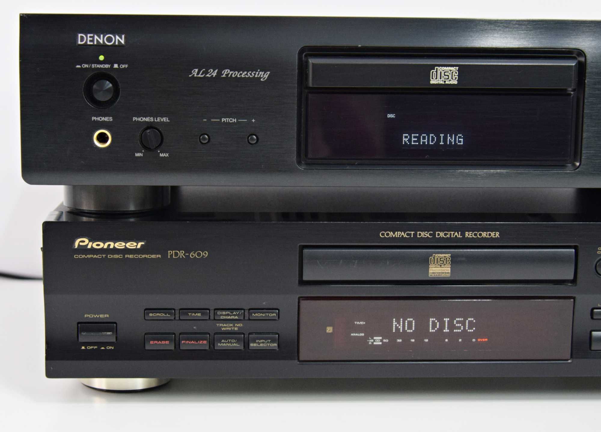 CD Player Denon DCD-710AE + Pioneer PDR-609, defecte, lot cd playere