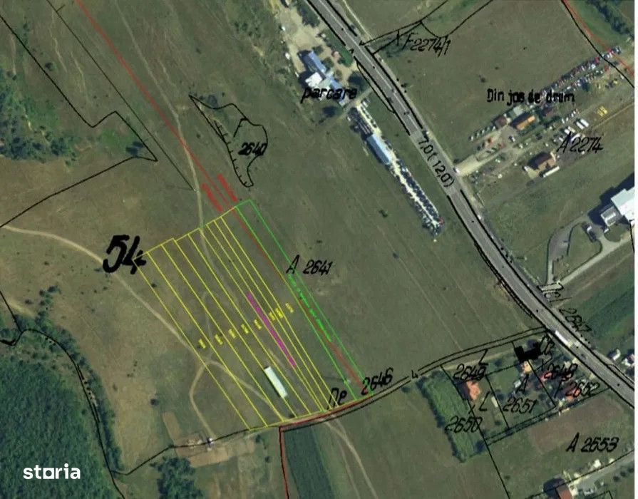 Teren constructie hale industriale cu PUZ in derulare, 55euro mp
