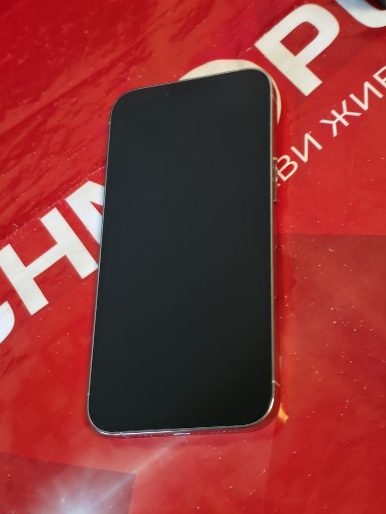 КАТО НОВ 128GB iPhone 13 Pro Гаранция Технополис 2024г. Silver / Бял
