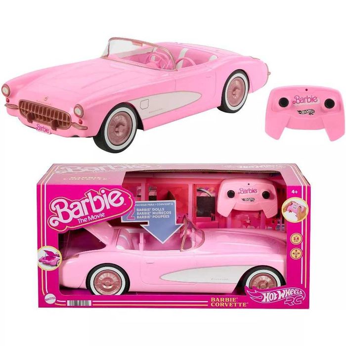 Радиоуправляемая машинка Hot Wheels Barbie Corvette Барби машина