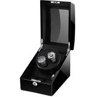 Cutie intors ceasuri automatice iUni, Watch Winder 2 + 3 Negru