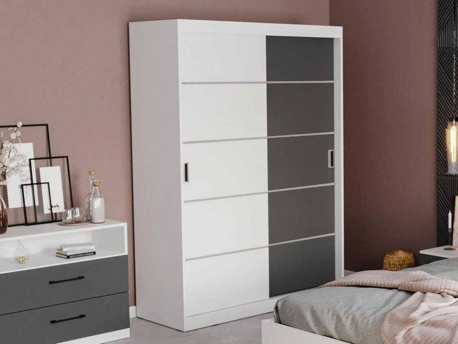 Set Mobila Dormitor Avangard C07 tapitat - Transport Gratuit