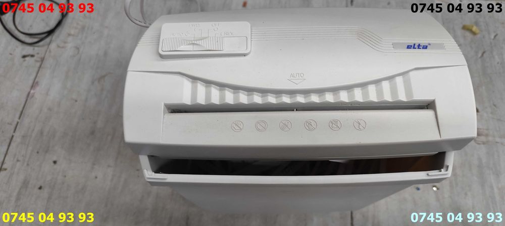 tocator distrugator hartie shredder ELTA AV111 cu galeata NOU