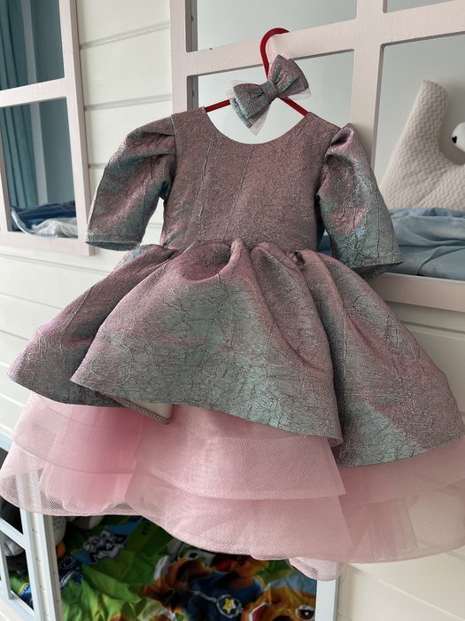 Официална детска рокля,  рожден ден, 3-4г, 104см