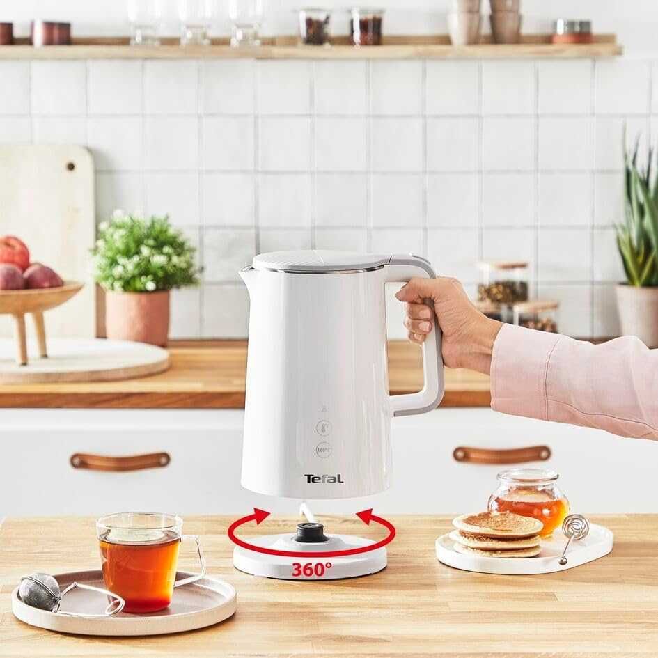 Чайник Tefal KO6931 Sense Капацитет 1,5L, цифров дисплей, лек ДЕФЕКТ