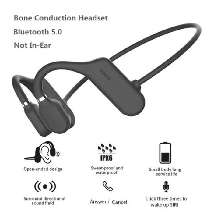 Bluetooth слушалки с костна проводимост