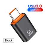 Адаптер   с USB OTG на Type C,  USB типа «мама» на USB «папа»