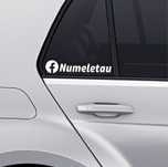 Sticker Facebook, Twitter, Instagram, YouTube, TikTok+numele tau