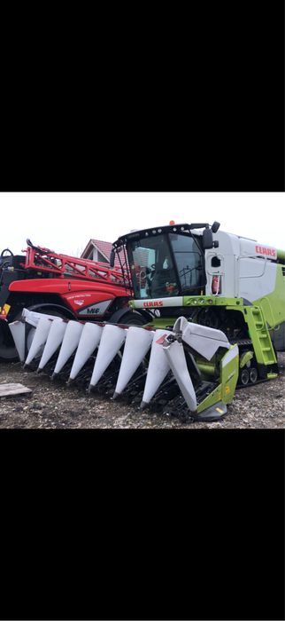 Combină Claas Lexion 750 TT 2017-heder 7,7 m + porumb 8 rânduri