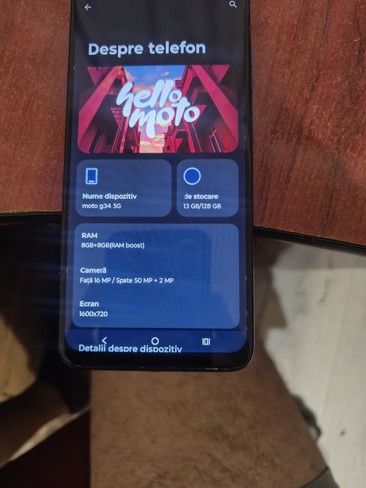 Motorola G34 5g 8gb RAM