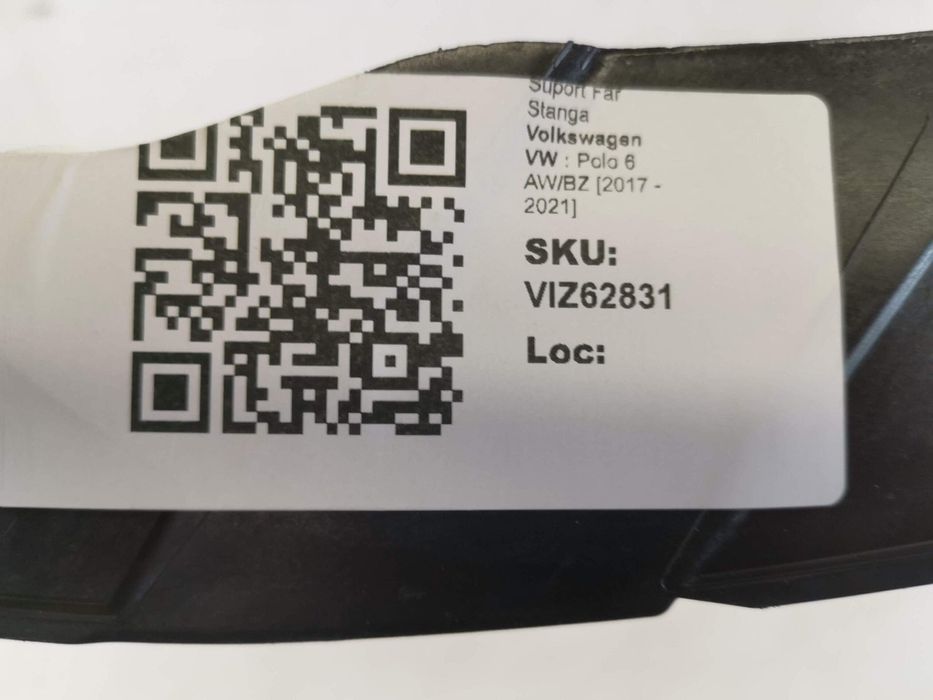 Ляв фар държач / Ляв държач за фар Фолксваген VW Polo 6 AW/BZ [ - ] Ор