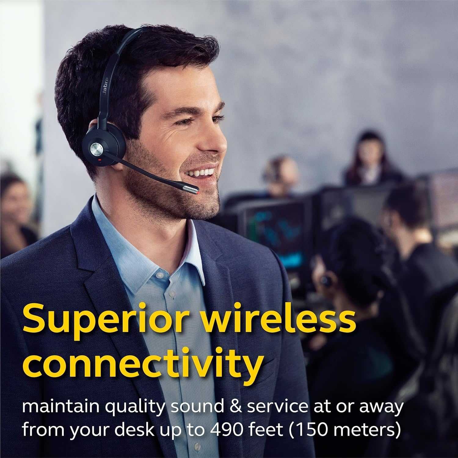 Căști wireless Jabra Engage 75, Mono,  Casti call center