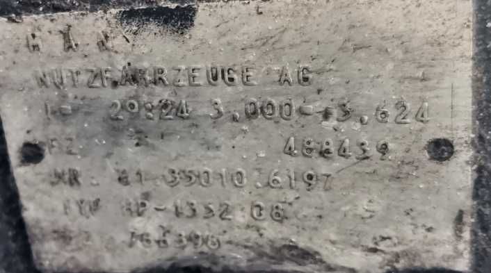 Axa spate completa camion MAN TGA TGS TGX 29:24 Piese/Dezmembrari MAN