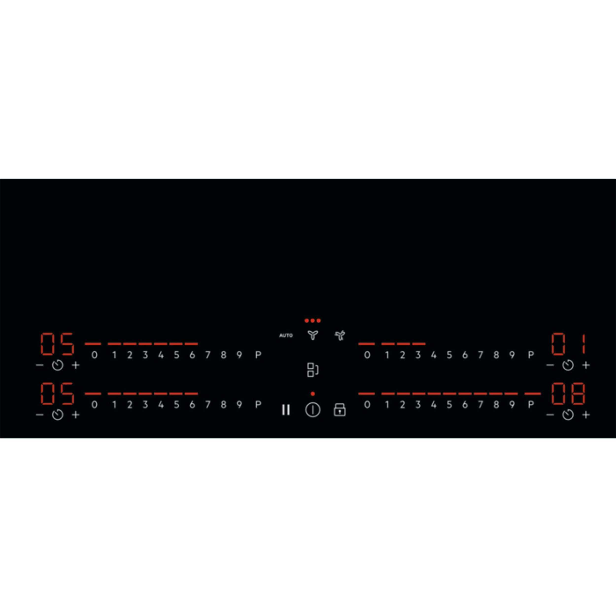 Индукционен плот с аспиратор AEG CCE84543XB