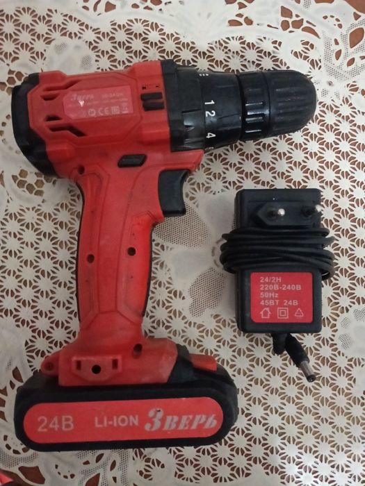 Шуруповёрт Зверь Россия 24В Li-lon