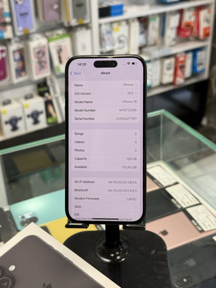 Apple iPhone 16 128GB Black