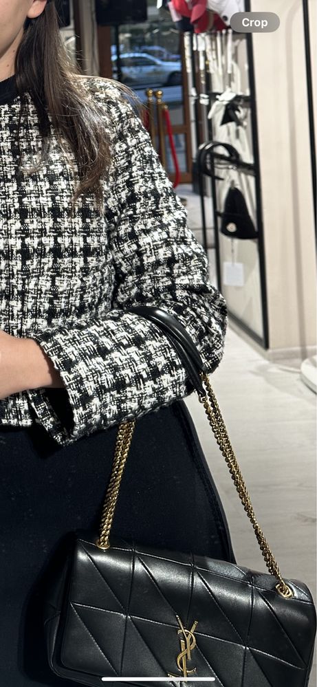 Ysl Puffet Black сумка