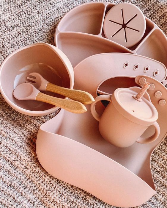 Силиконовая посуда детская